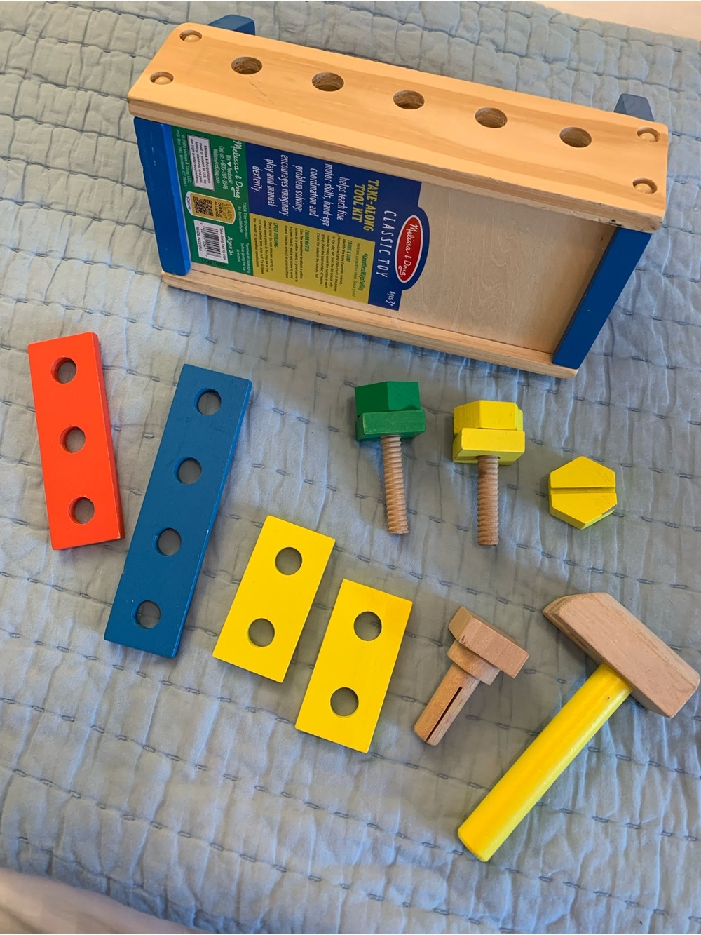 Melissa & Doug Kids Wooden Take-Away Tool Kit